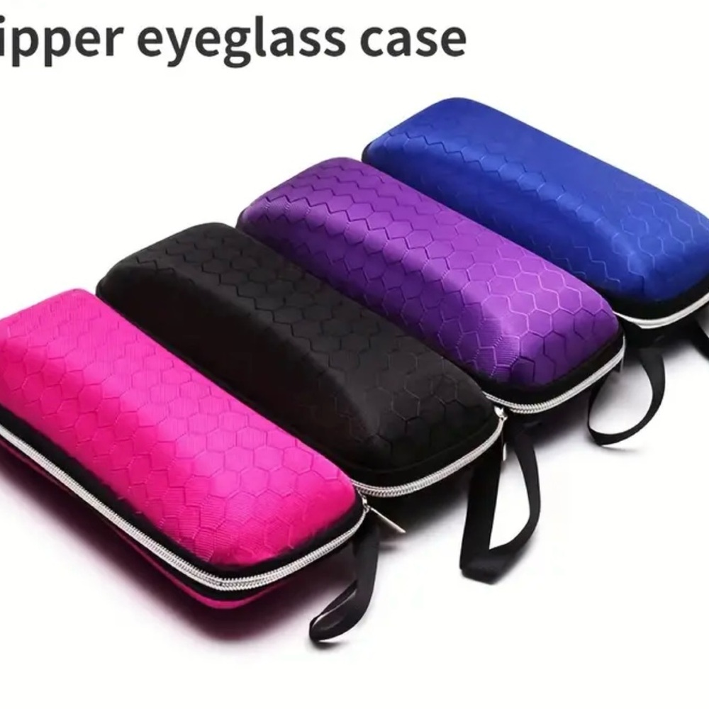 NWOT, Colorful Zipper Eyeglass Cases